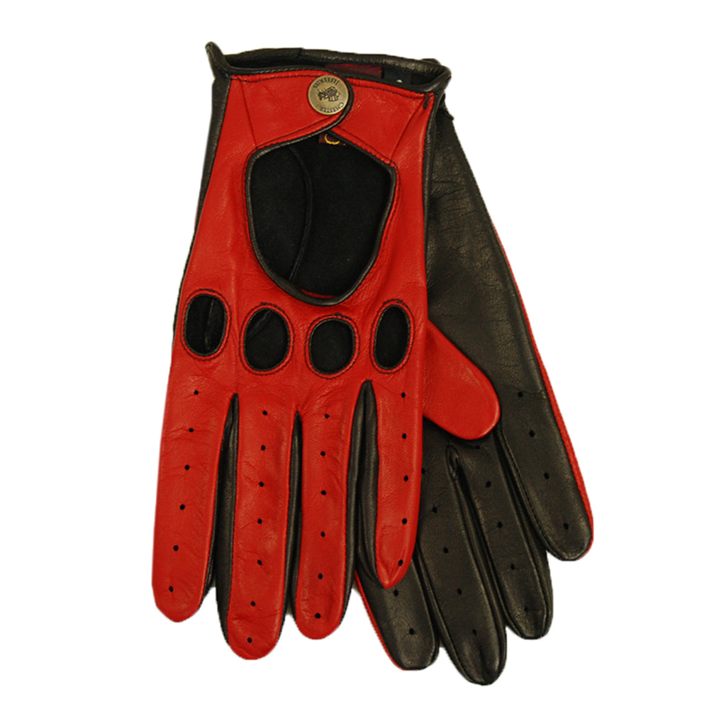 Red driving gloves⎪Chester Jefferies