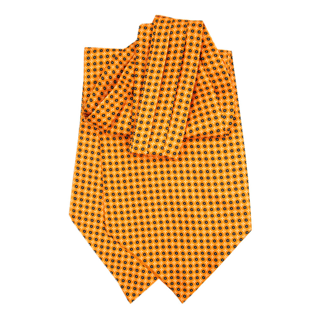 Oranssi ascot-huivi pienellä kuviolla ⎪ Giorgio Redaelli