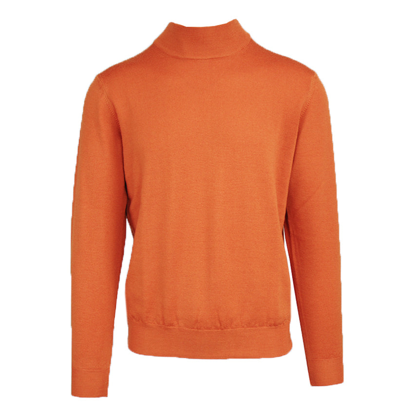 Orange turtleneck-tröja ⎪ Malagrida
