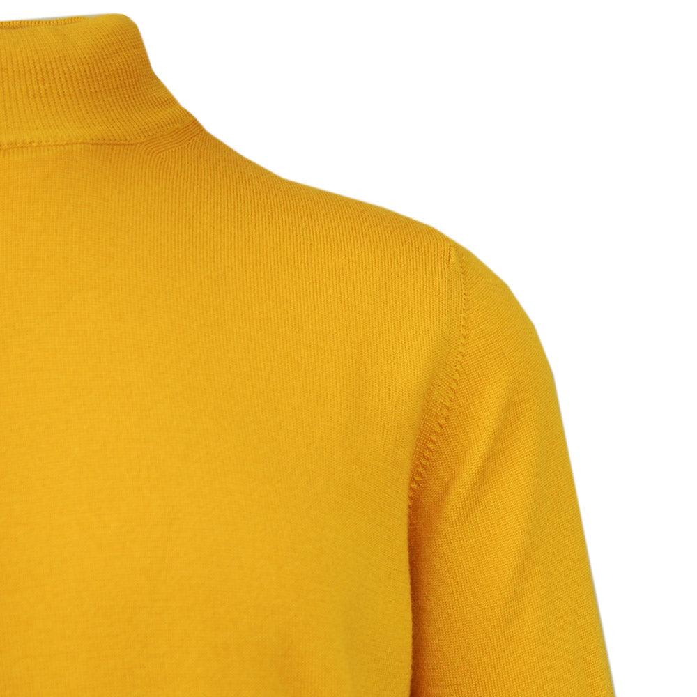 Yellow sweater with turtle collar⎪ Malagrida