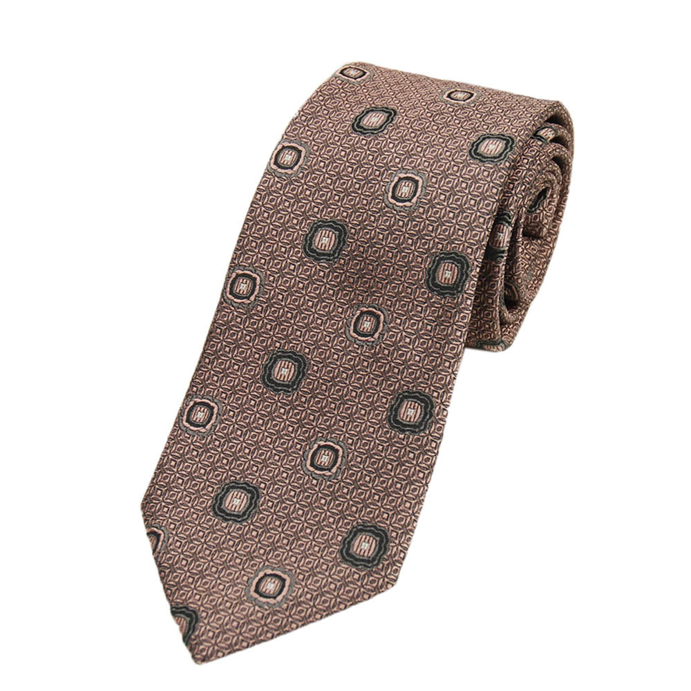 Vaaleanpunainen solmio kuviolla⎪ Piero Gianchi Collection