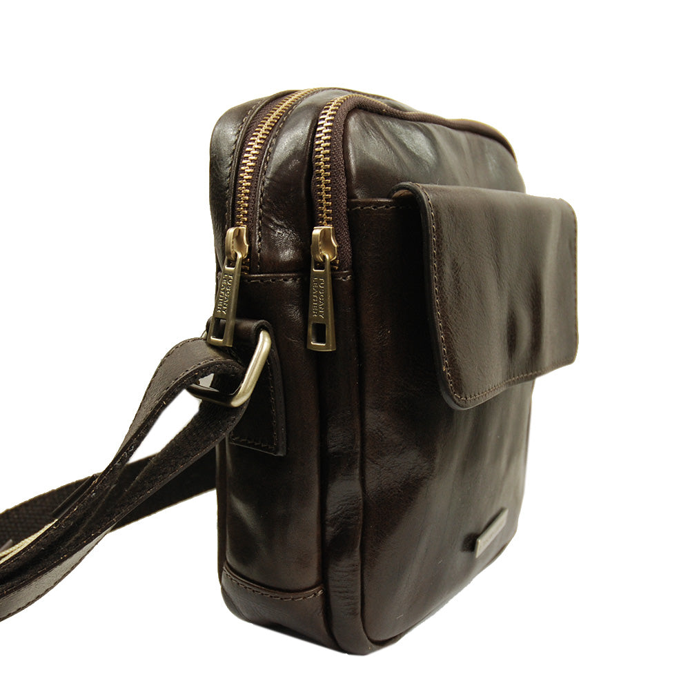 Messenger bag brown ⎪Tuscany Leather