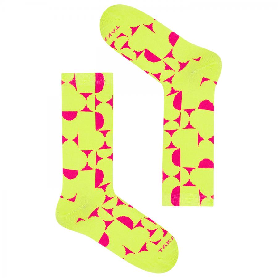 Neongelbe Socken U6M2⎪Takapara