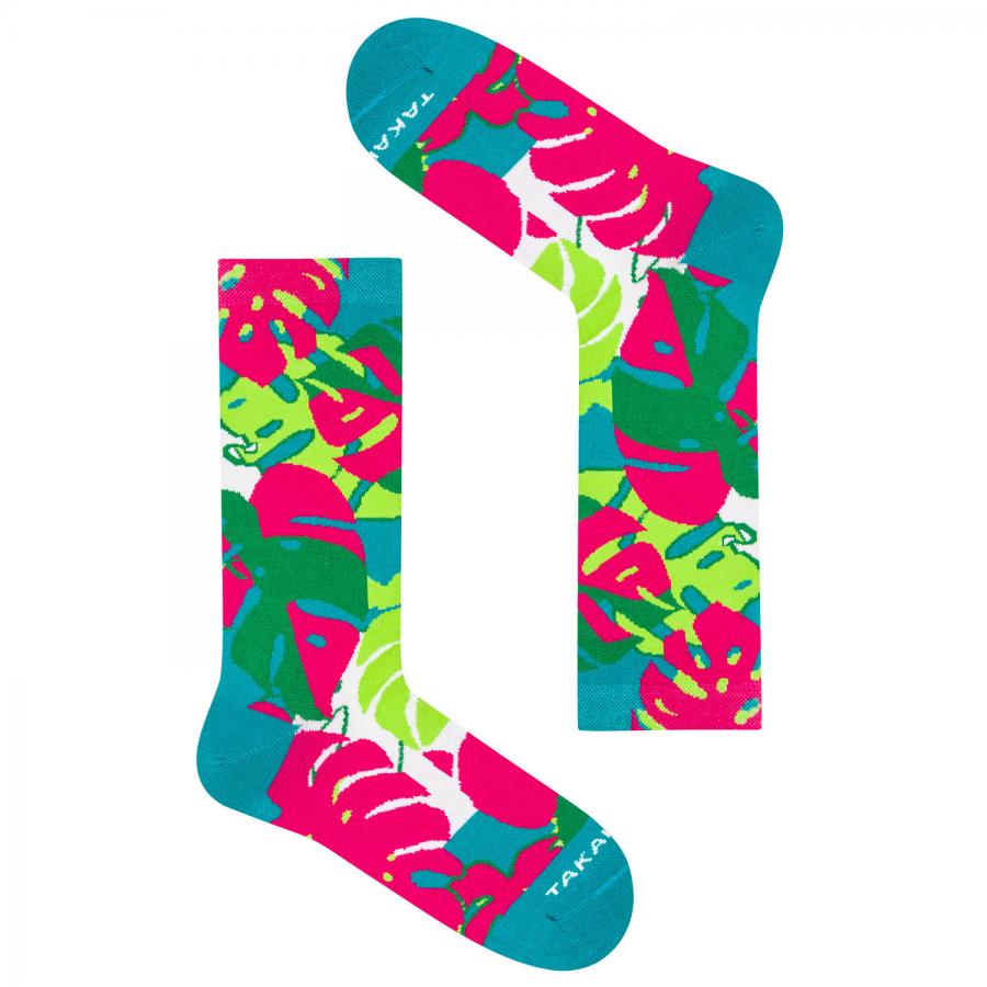 Colorful monstera socks 14M2⎪Takapara