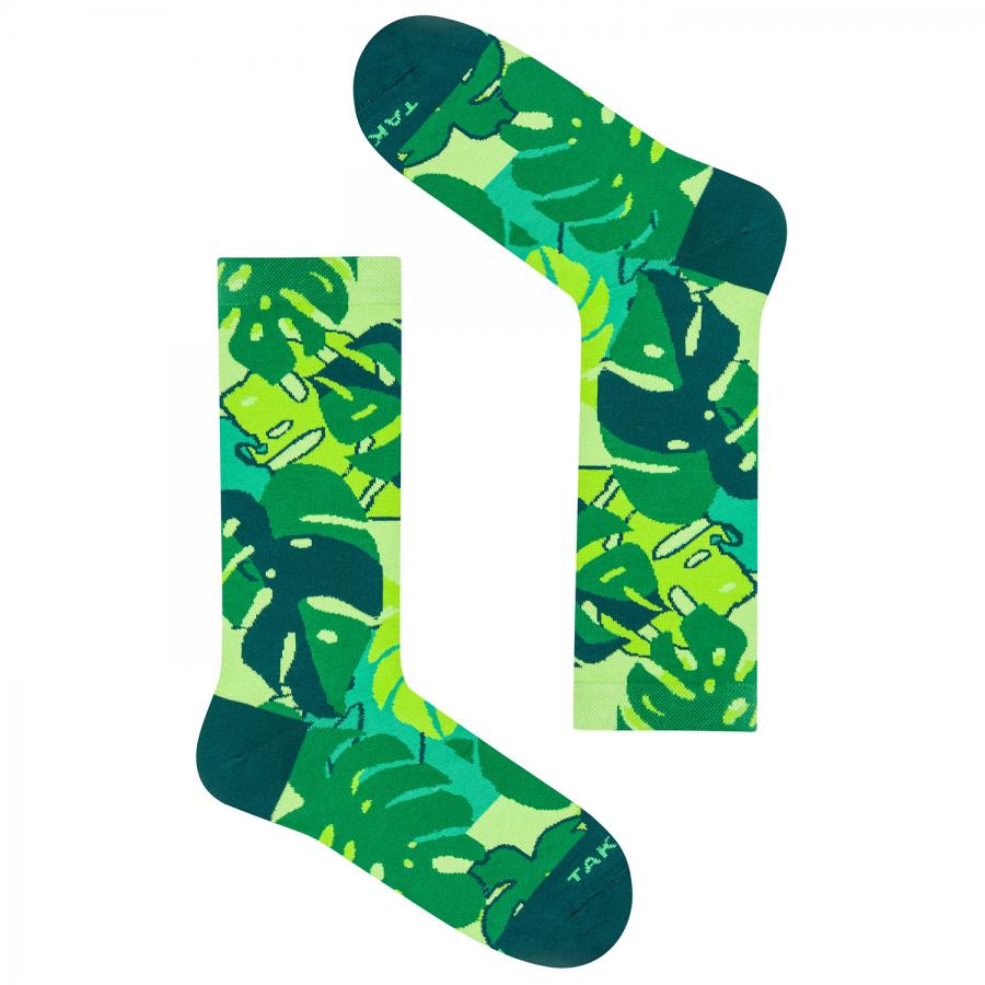 Vihreät peikonlehti sukat 14M4⎪Takapara